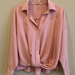 New Young, Fabulous & Broke Tourist Top, loose silhouette with twisted front.